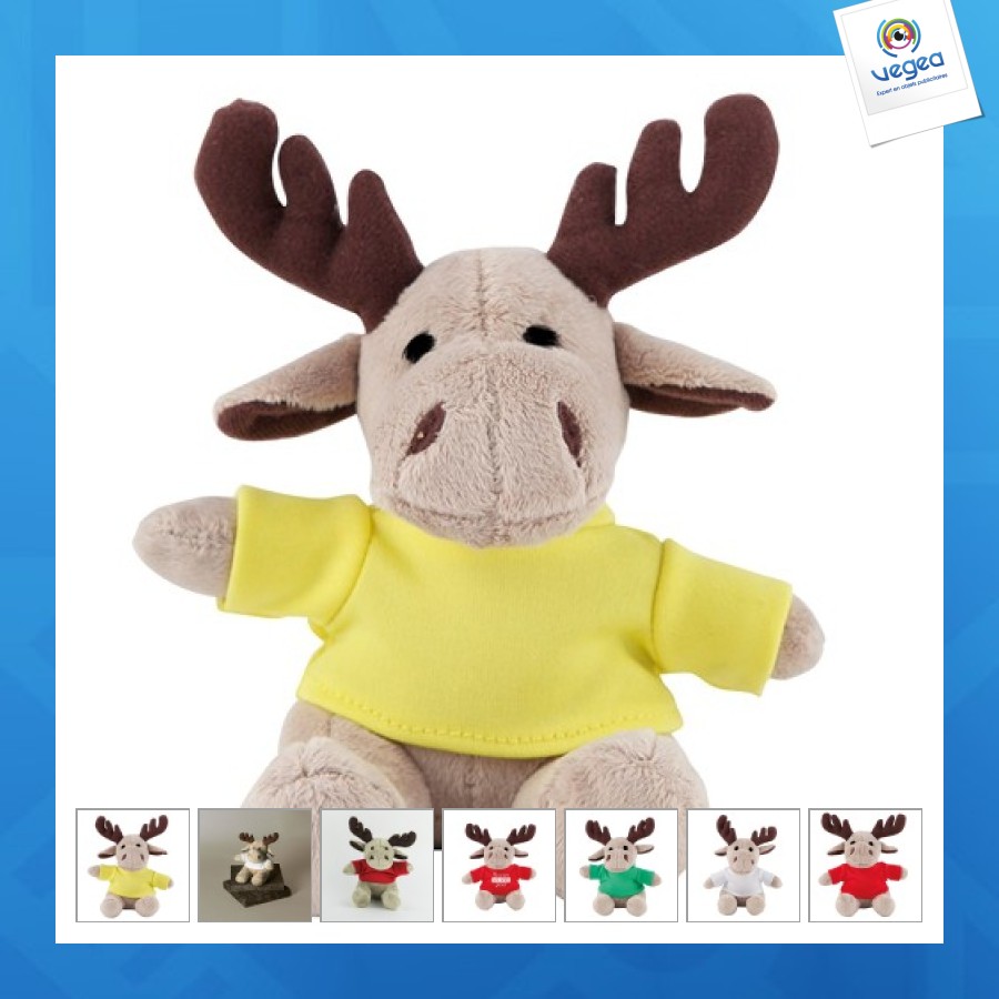 Peluche avec logo renne t-shirt