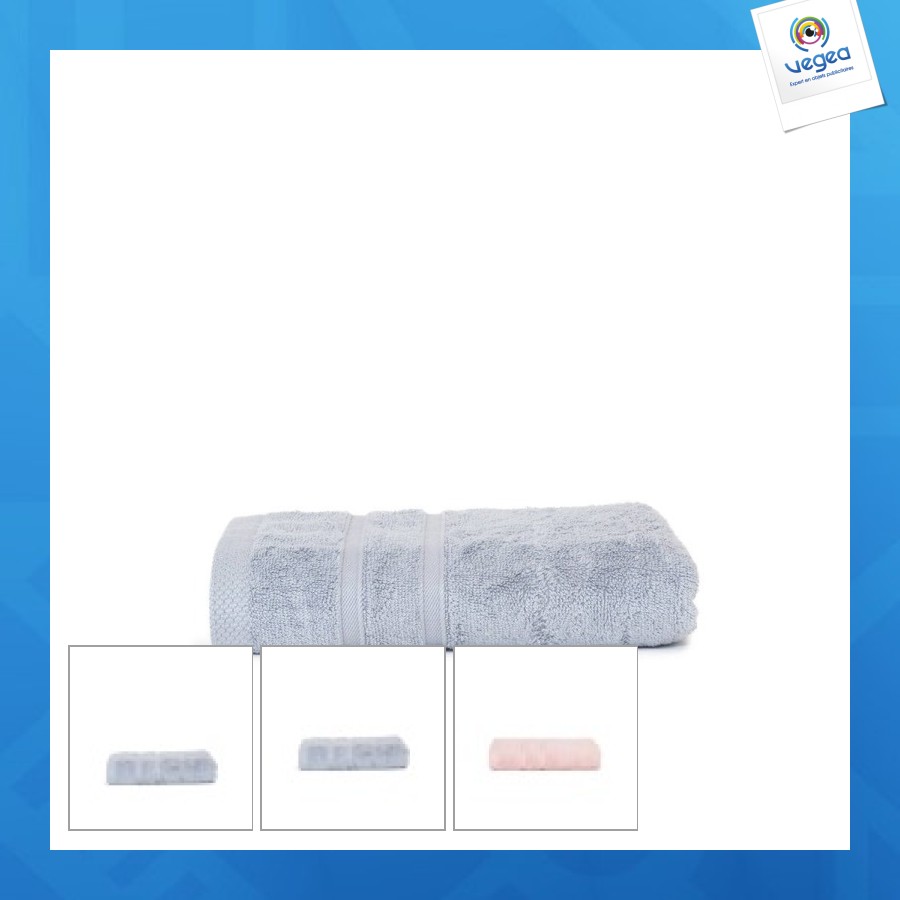 Serviette de toilette avec logo en bambou