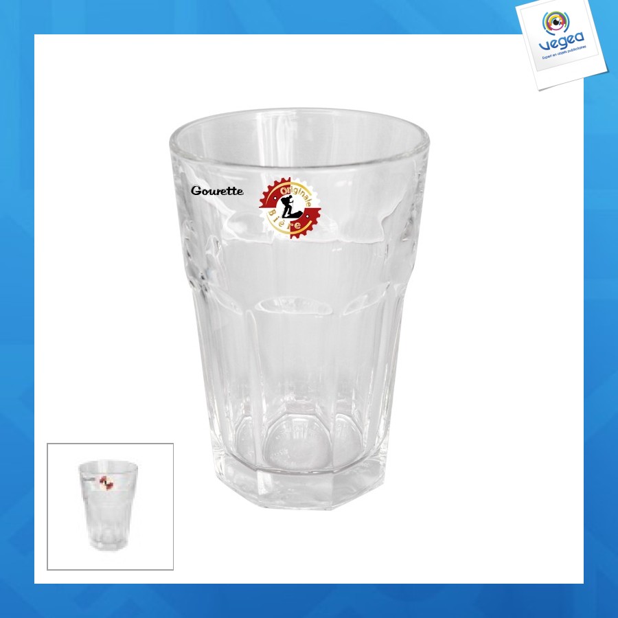 Verre à bière publicitaire 41cl
