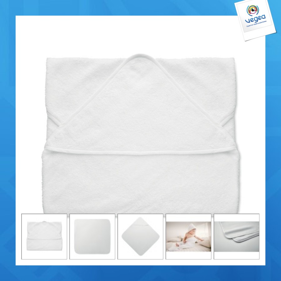 Cape de bain en coton