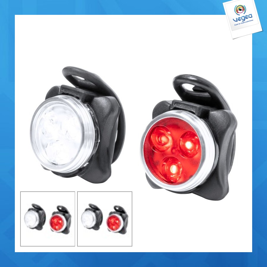 Remko set lampes pour vélo rechargeable