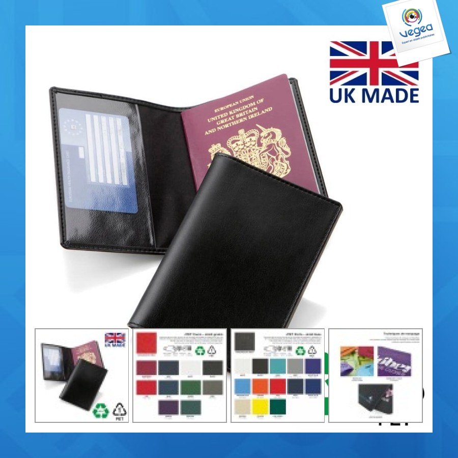 Protège passeport en rpet