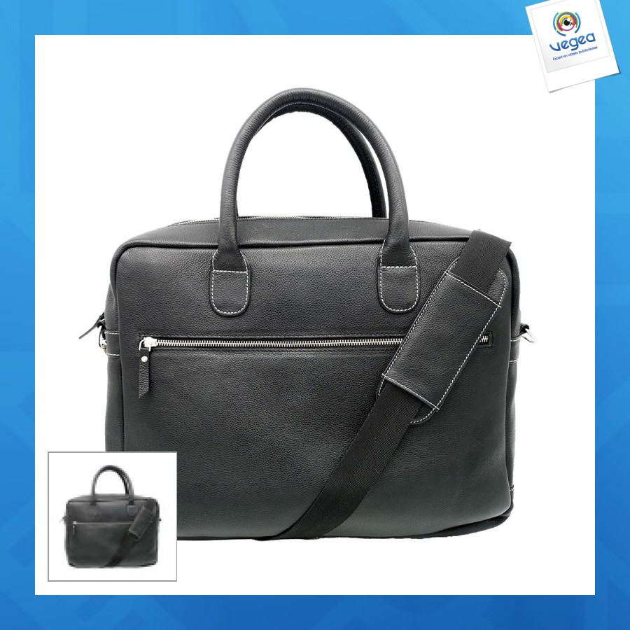 Sacoche ordinateur cuir henri