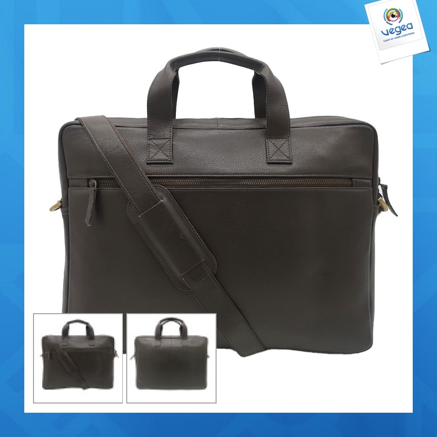 Sacoche ordinateur cuir graham