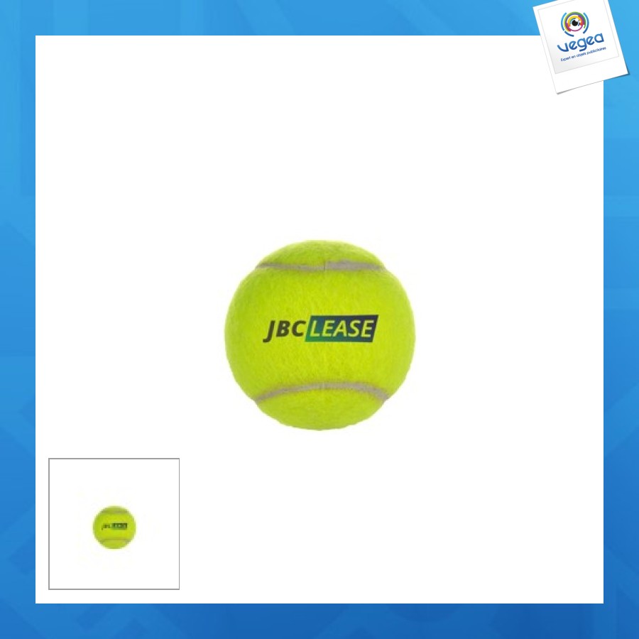 Balle de tennis avec logo