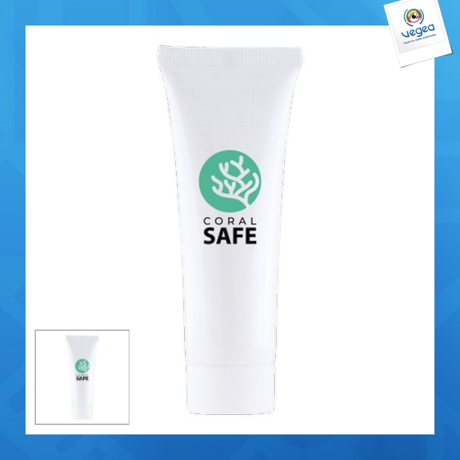 Tube crème solaire personnalisable