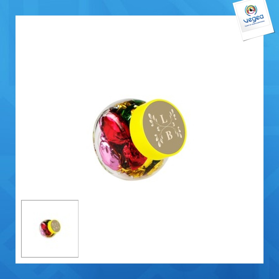 Bonbonnière personnalisable verre 50ml
