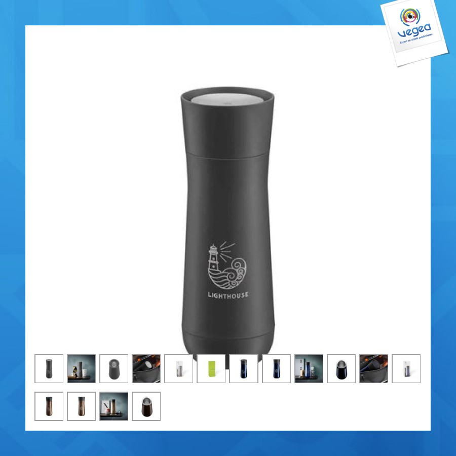Mug isotherme promotionnel wmf impulse 0.35l cromargan brossé