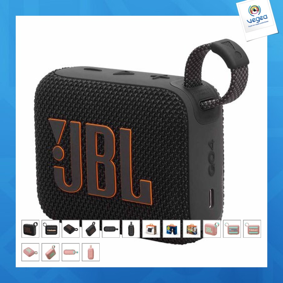 Jbl personnalisé go 4 red