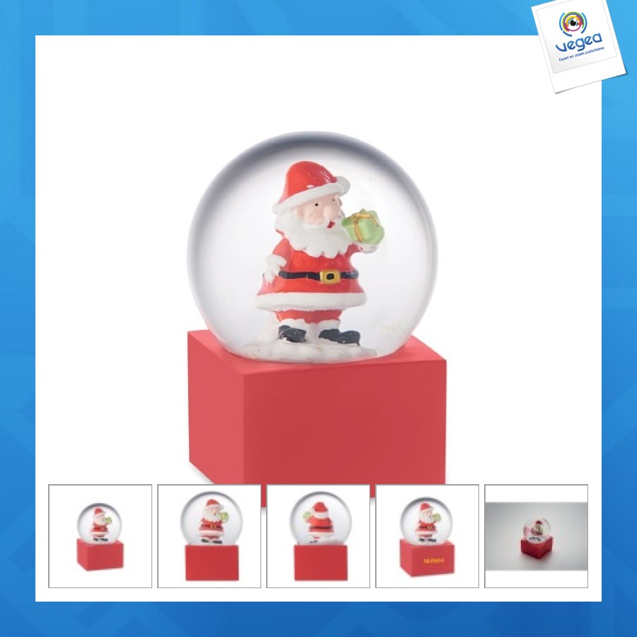 Santo - petite boule à neige en verre