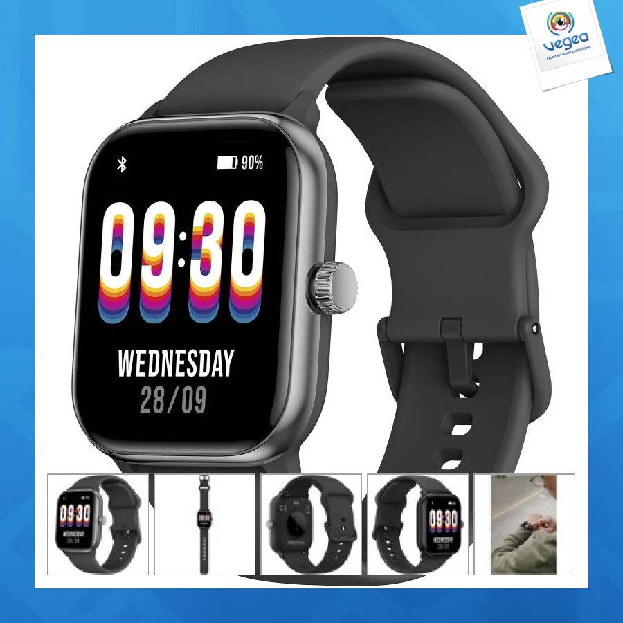 Montre intelligente personnalisée alexa prixton swb32