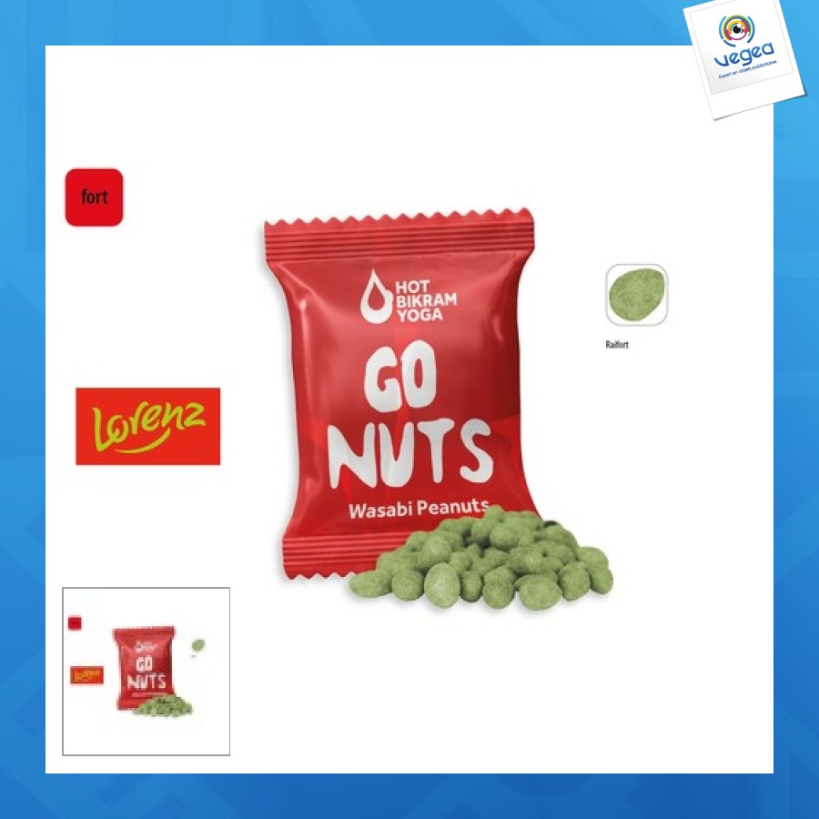 Wasabi crispers publicitaire en sachet promo