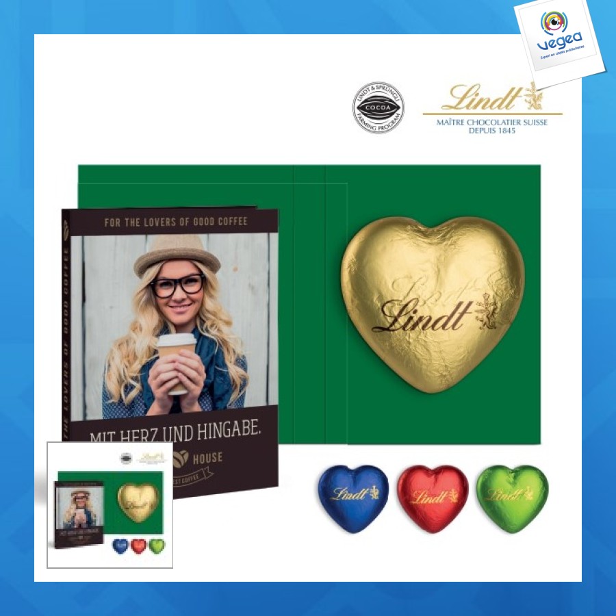 Cœur en chocolat lindt 20g