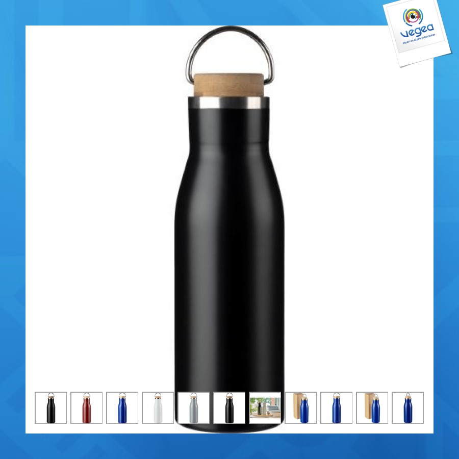 Bouteille de 500 ml en acier inoxydable recyclé aline