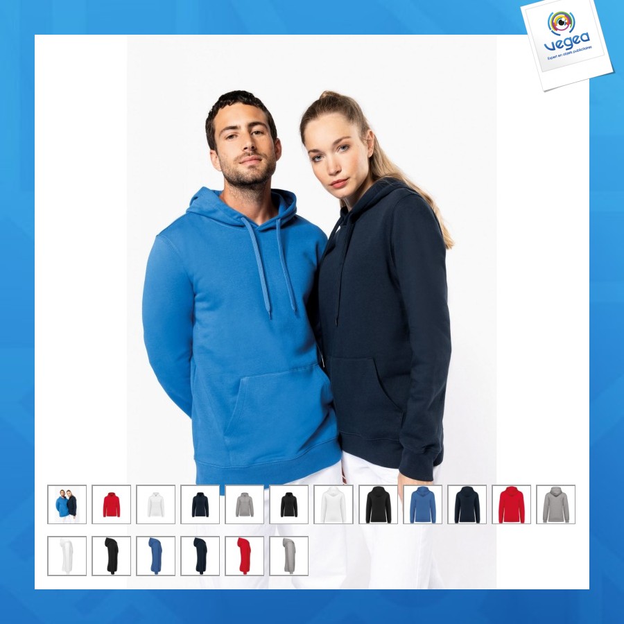Sweat-shirt à capuche 80/20 unisexe