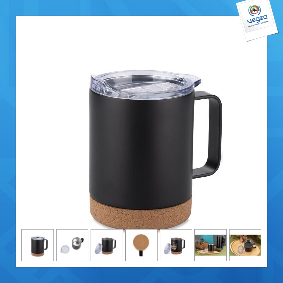 Mug isotherme avec logo vicam 350ml