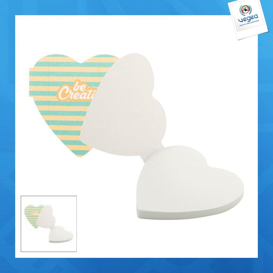 Creastick seed heart bloc-notes coeur