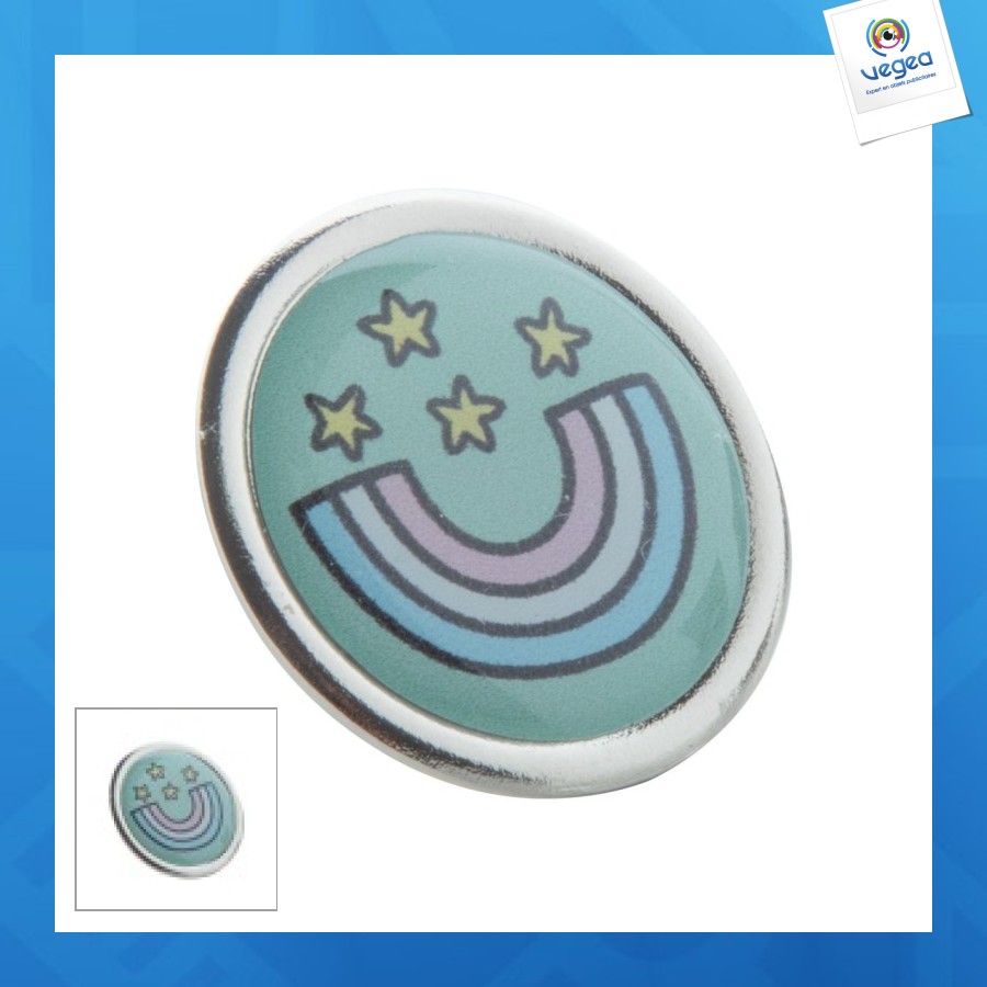 Pin's personnalisable en métal