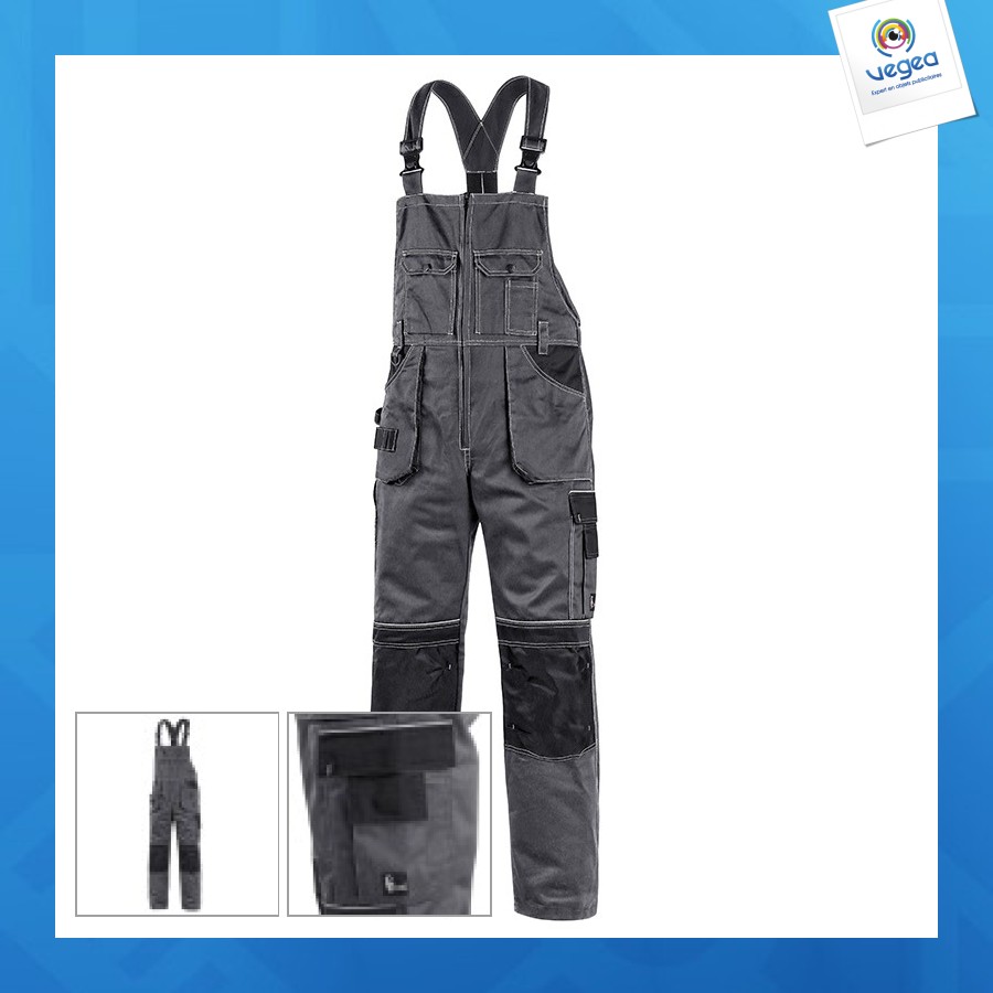 Salopette publicitaire hiver homme cxs