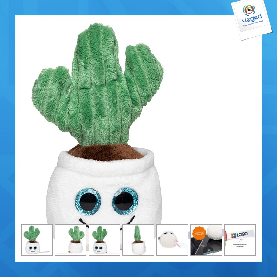 Peluche personnalisée cactus