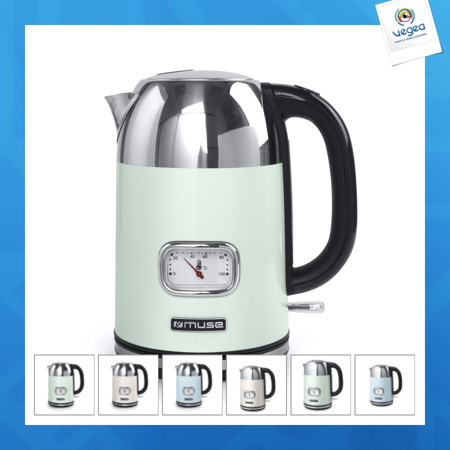 Bouilloire publicitaire inox 1,7l