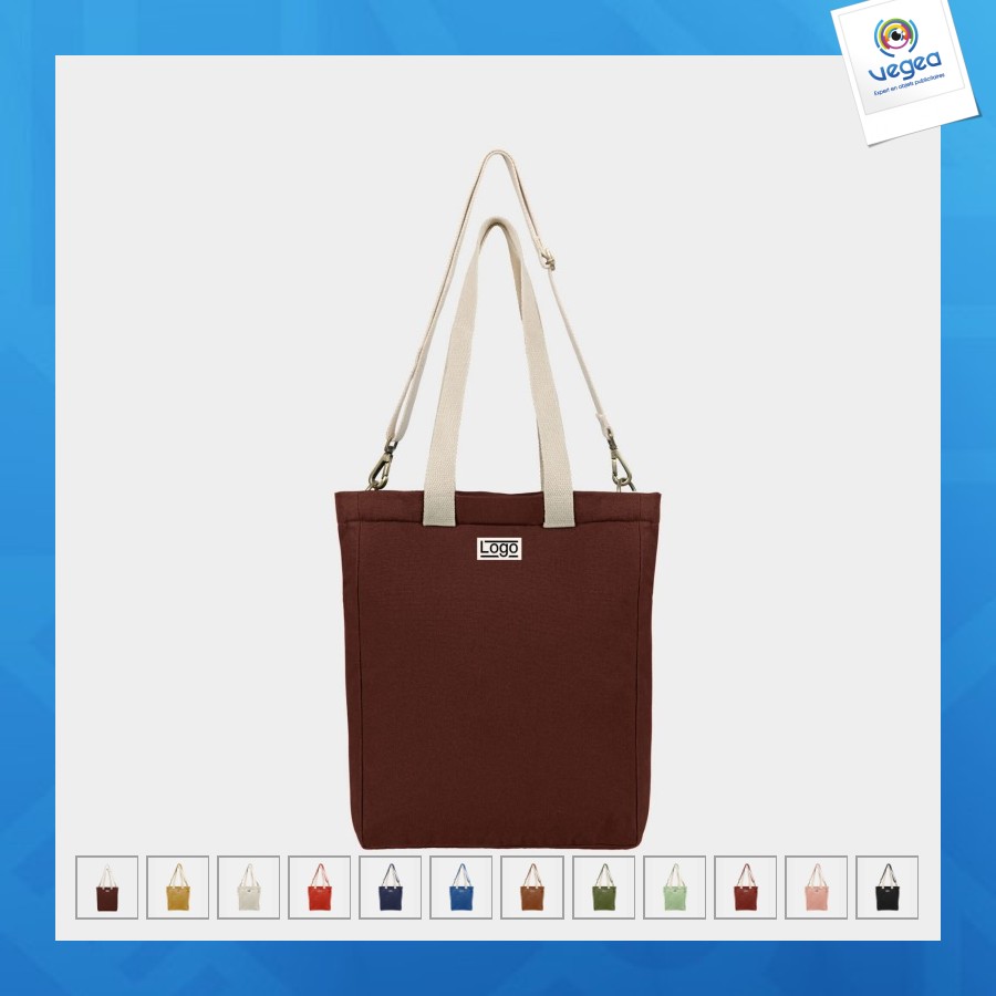Sac coton personnalisable bio épais 11l l30/h38x10cm