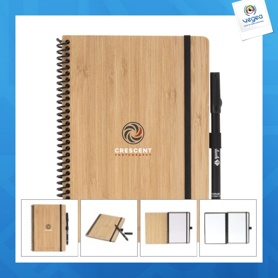 Cahier personnalisé effaçable au format a5