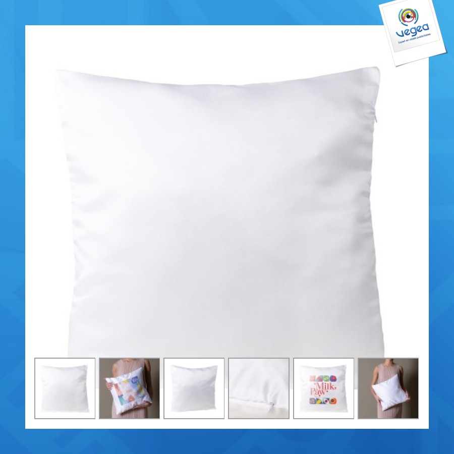 Coussin promotionnel satin 40x40cm
