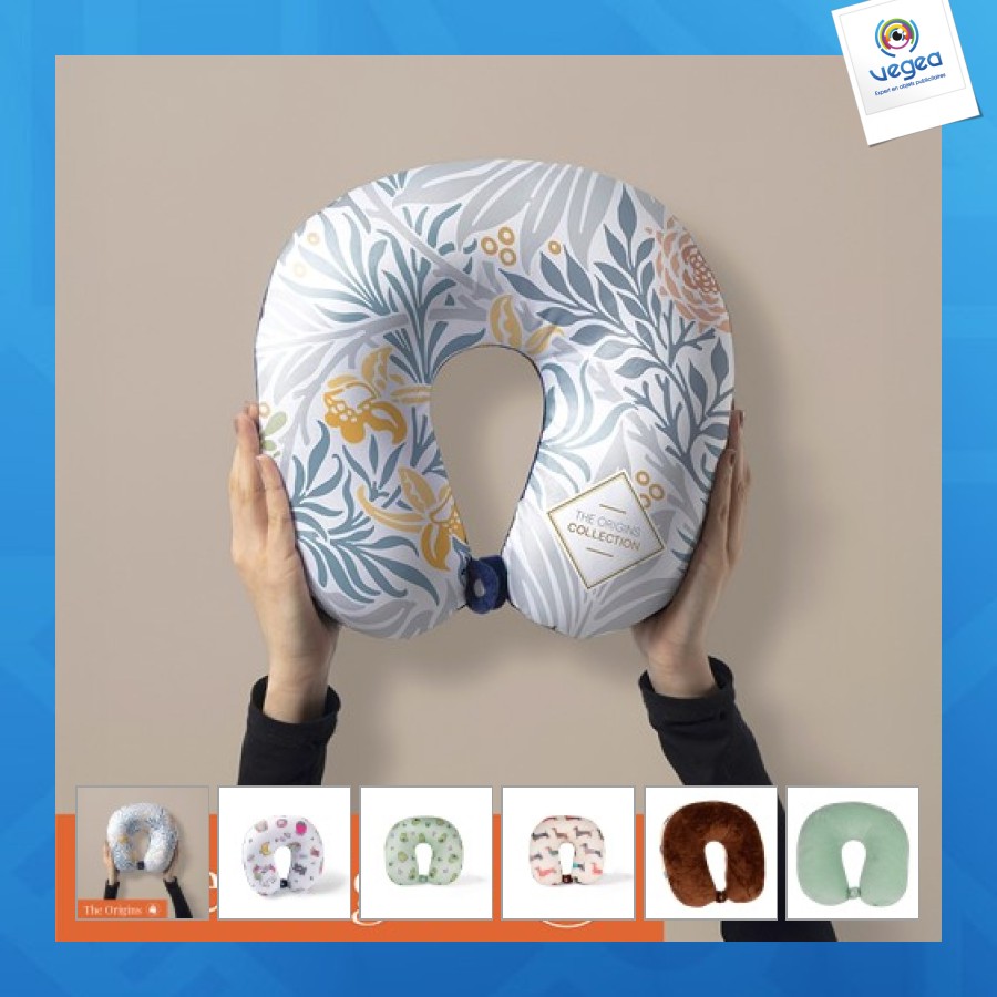 Coussin de voyage avec logo