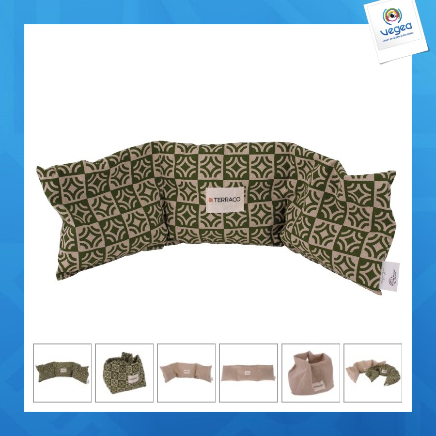 Bouillotte personnalisable sèche avec noyaux de cerise