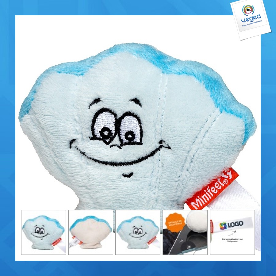 Peluche personnalisable coquillage