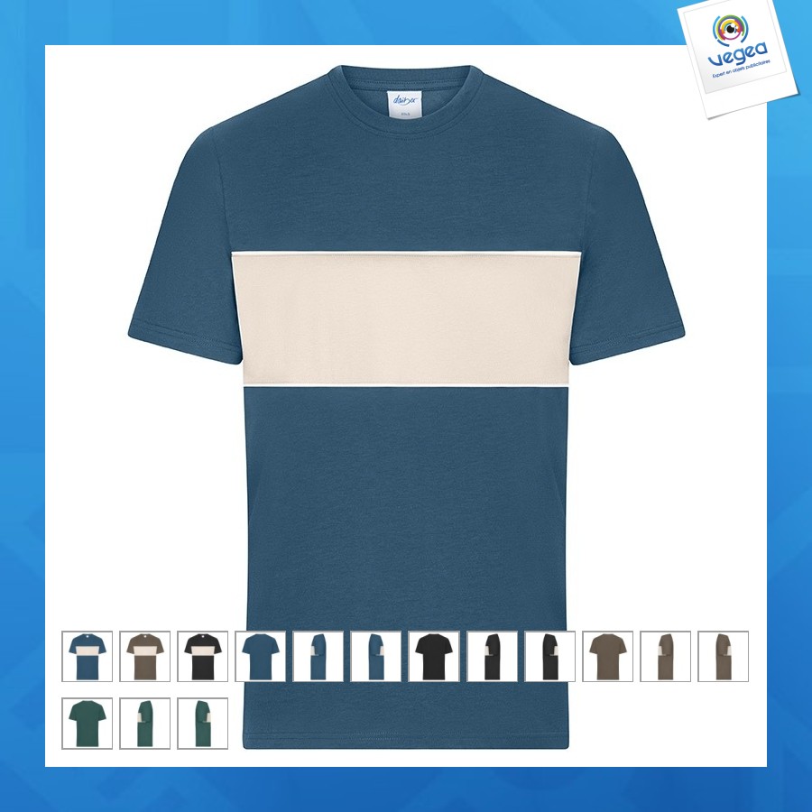 T-shirt bio publicitaire unisexe daiber