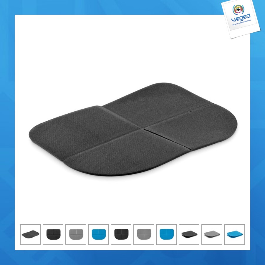 Coussin publicitaire de siège pliable
