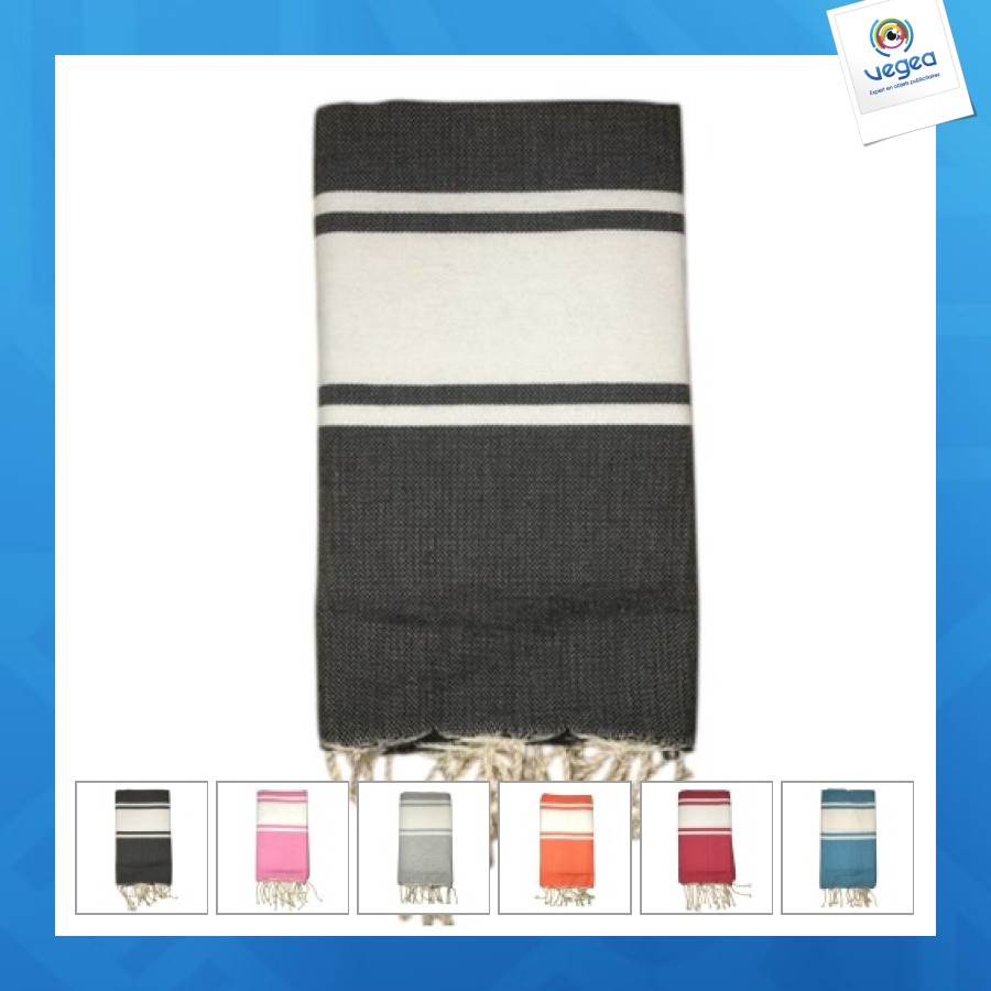 Fouta personnalisable paréo/transat 140x70cm