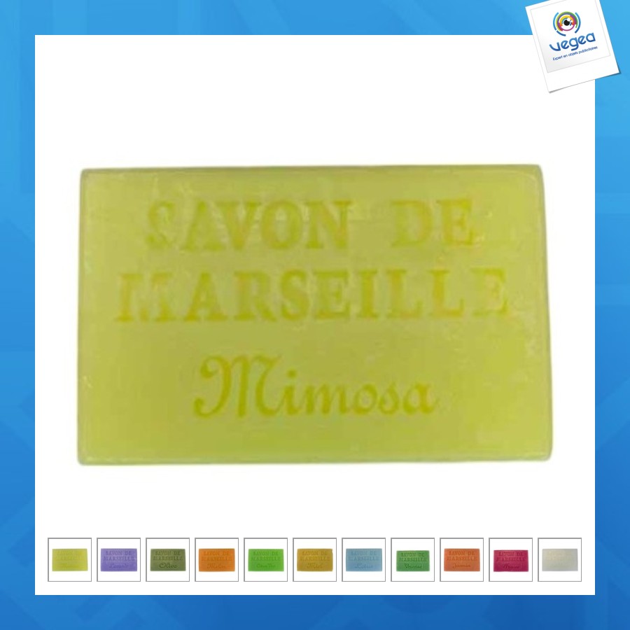 Savon personnalisé 60 gr. à l'huile d'olive bio