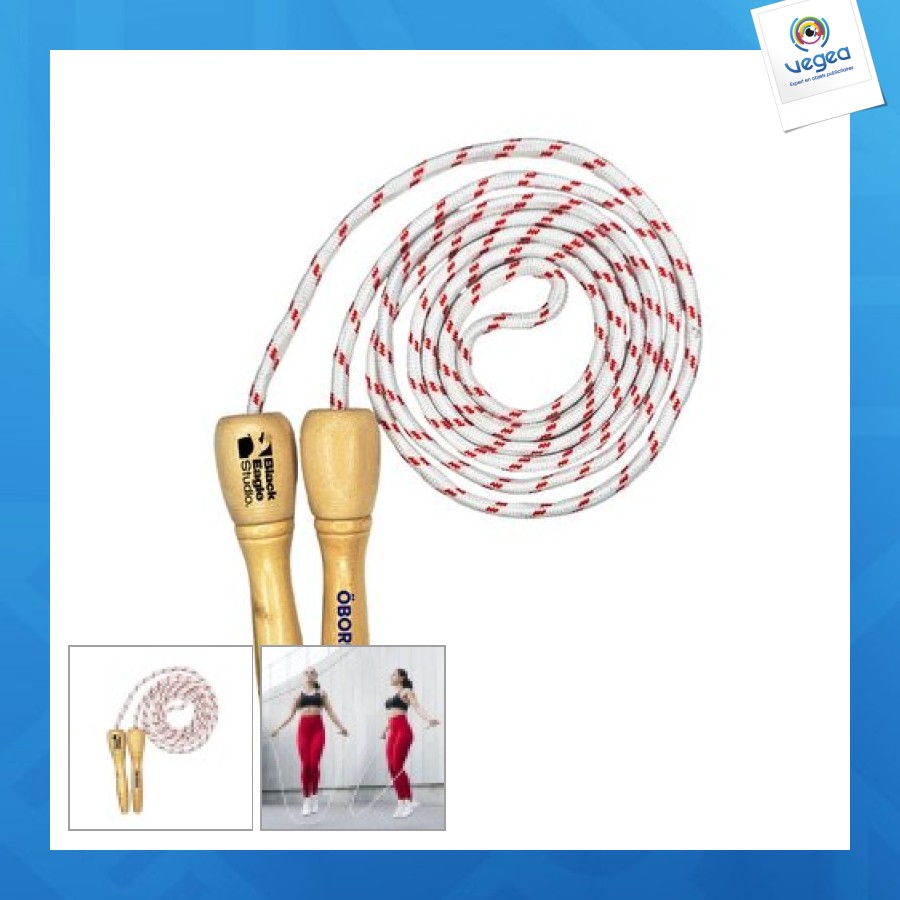 Corde à sauter avec logo