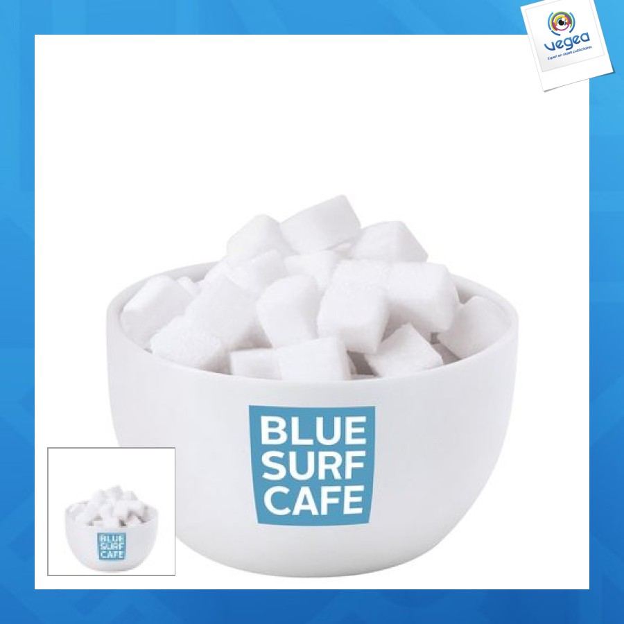 Sucrier personnalisable en céramique 5cm