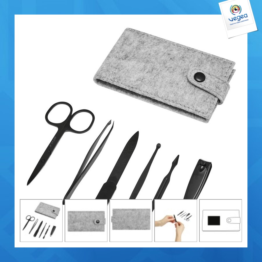 Set de manucure personnalisable elaine pro rpet