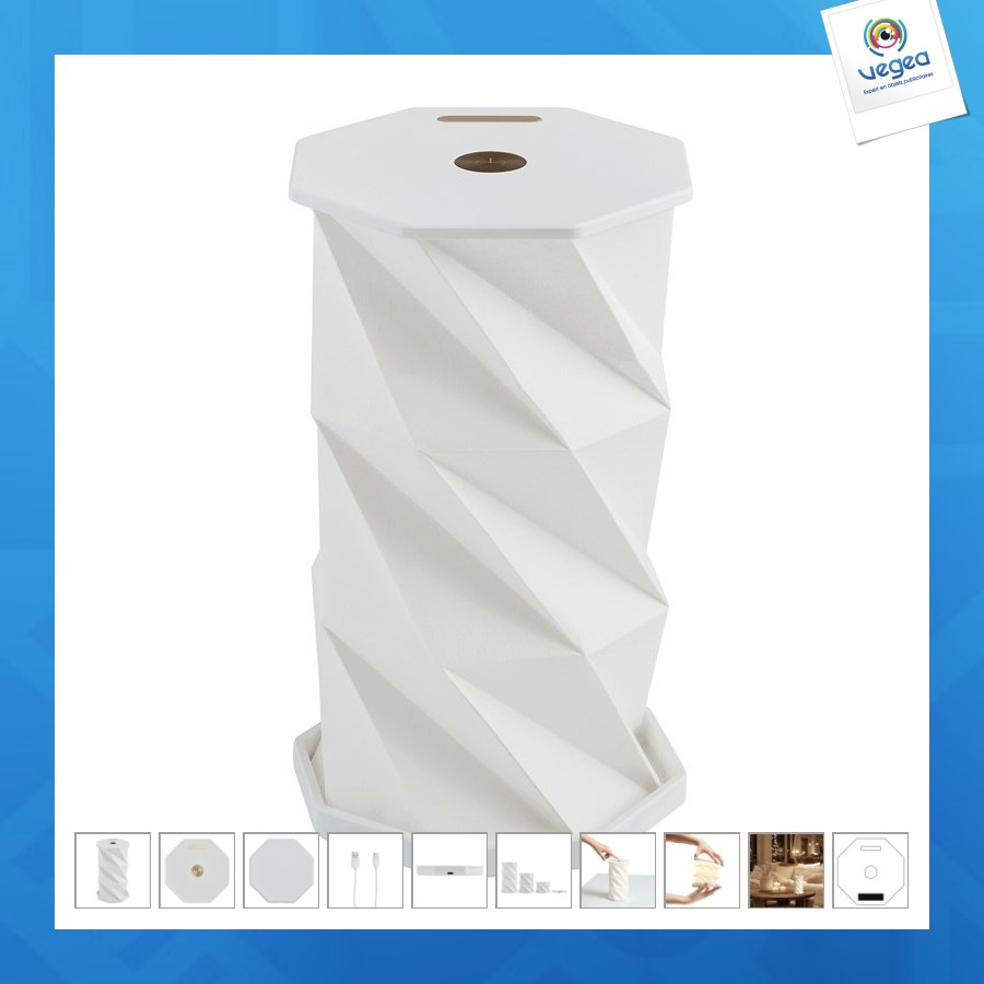 Lampe de table personnalisée led pliable / extensible