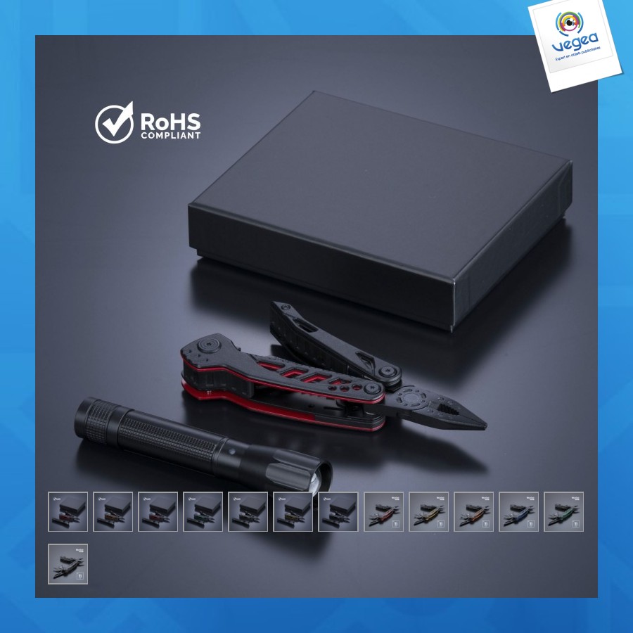 Set outil multifonctions et lampe torche