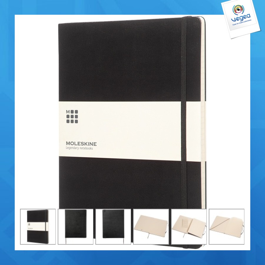 Carnet personnalisable classic xl à couverture rigide - ligné