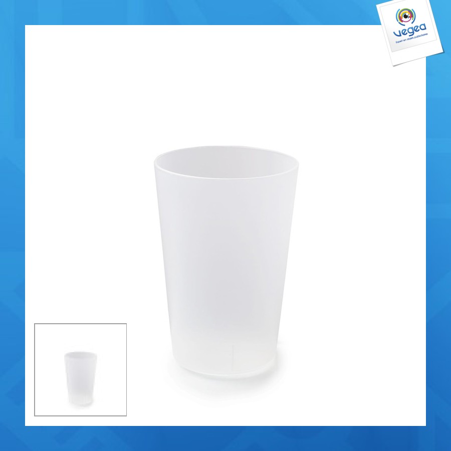 Gobelet réutilisable avec logo
