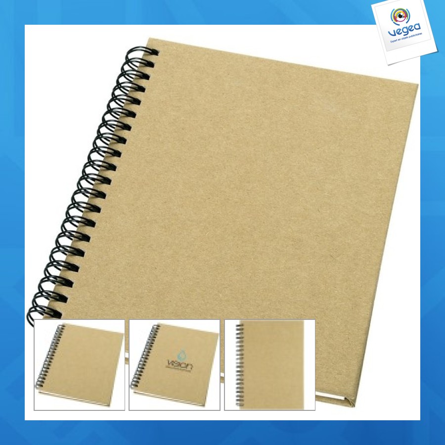 Carnet promotionnel de notes recyclé mendel