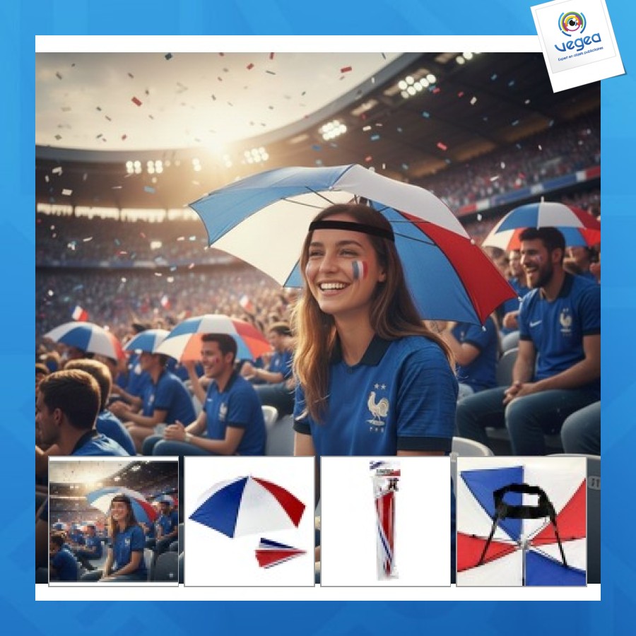 Chapeau ombrelle france 60cm