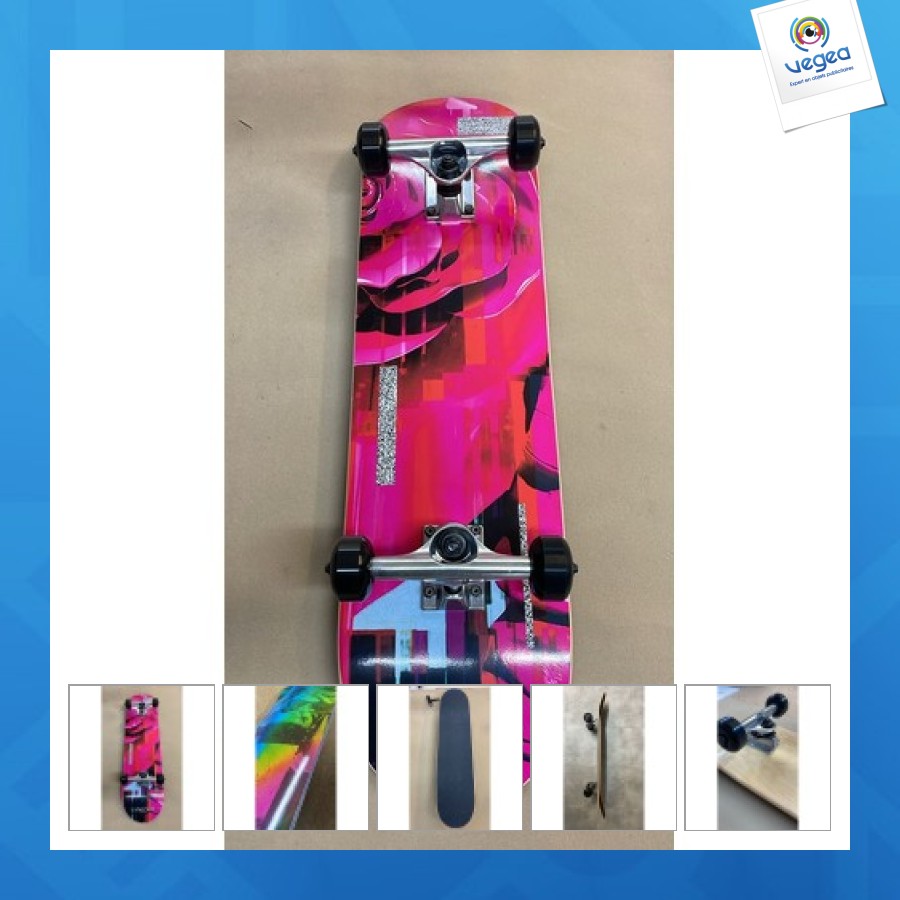 Skateboard publicitaire personnalisable made in france