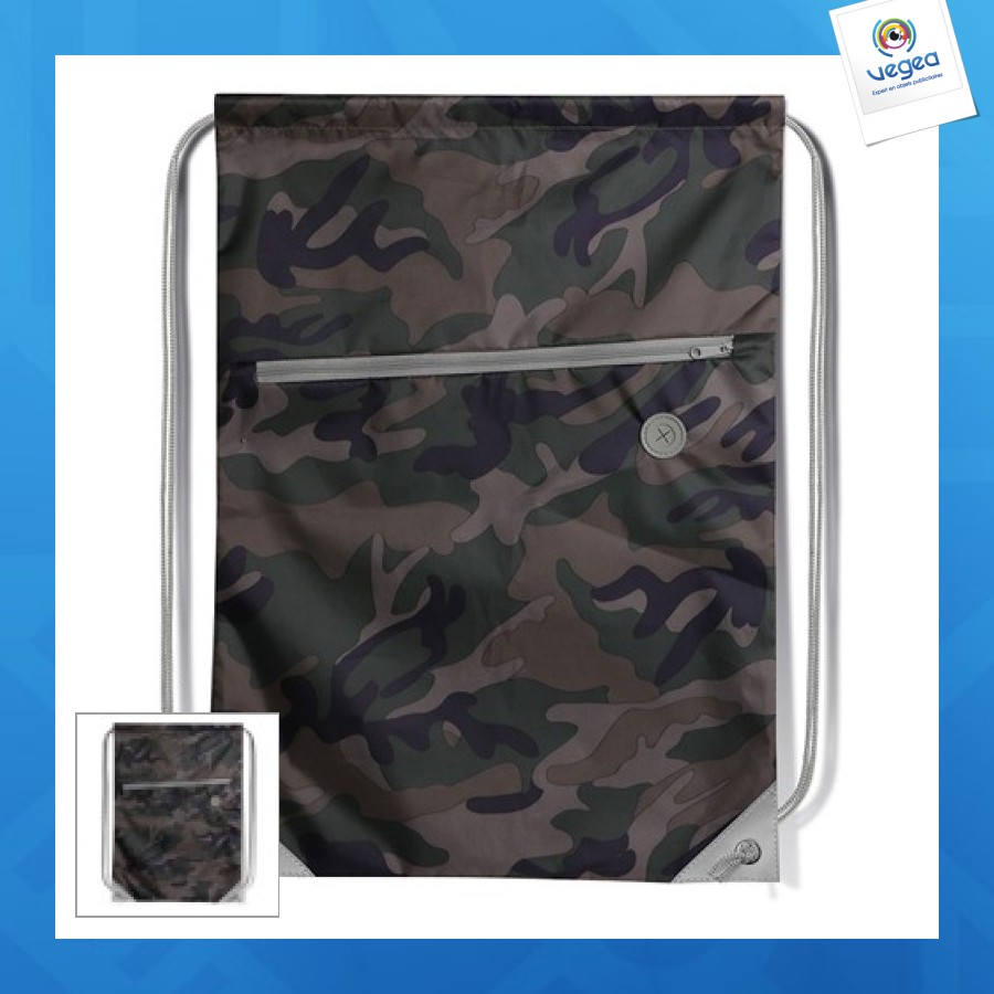 Sac en polyester 210d camouflage
