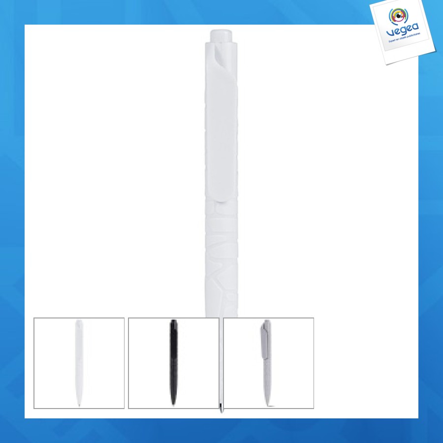 Stylo à bille publicitaire en carbonate de calcium pp