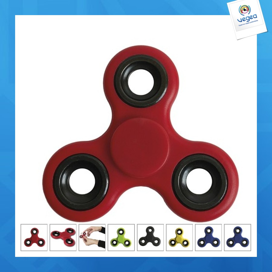 Hand spinner en plastique et métal