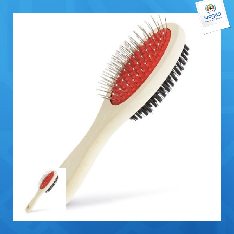 Brosse publicitaire pour animaux