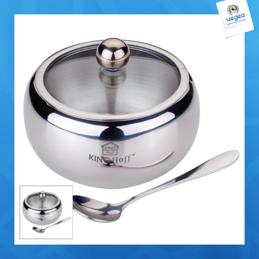 Kinghoff sucrier personnalisé